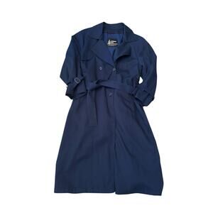London Fog Navy Trench Coat
